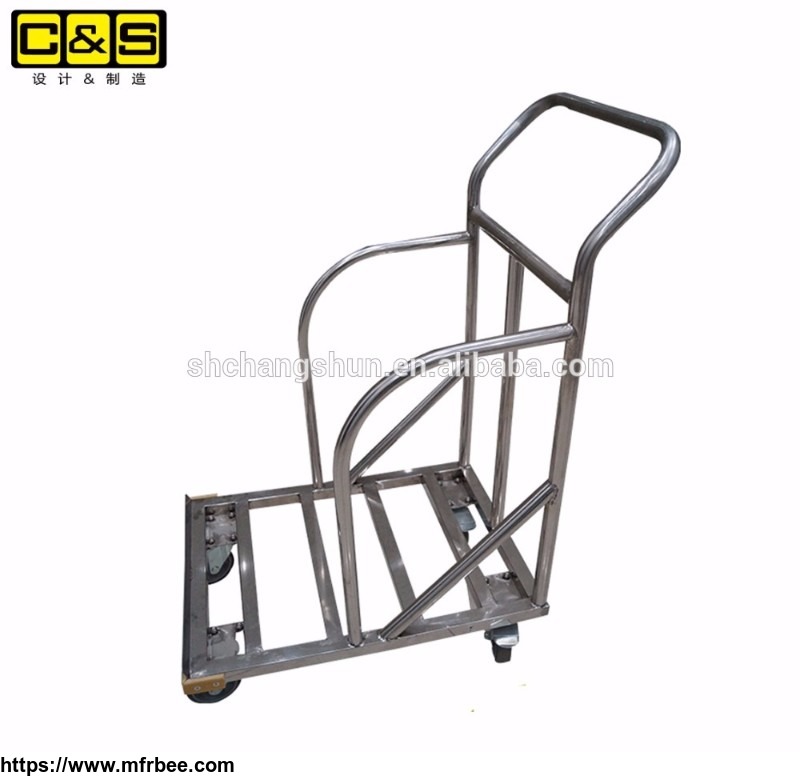stainless_steel_commercial_kitchen_cart_bakery_serving_trolley_cart