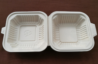 more images of Disposable Food Container, Biodegradable Clamshell, Disposable Lunch Boxes