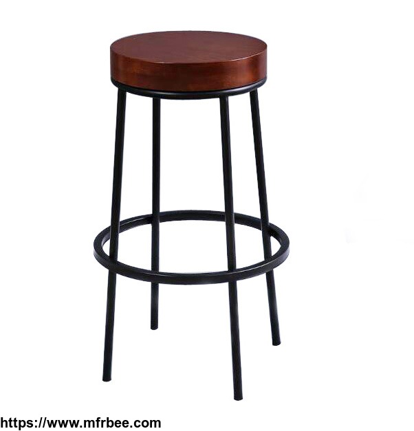 china_new_design_factory_price_high_quality_brown_counter_height_bar_stool