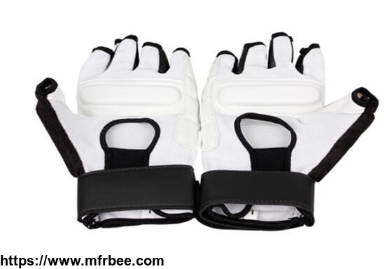 black_and_white_excellent_professional_taekwondo_hand_gloves_protector_equipment_with_wtf_approved