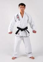 Cotton/polyester white twill karate uniforms karate suits karate gis with WKF approved