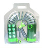 more images of 10 Meter garden coil hose with 8 way hose spray nozzle set
