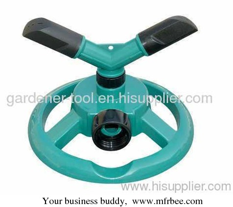 plastic_2_arm_water_rotary_sprinkler_with_circle_base