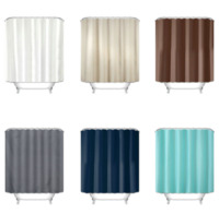 Polyester waterproof shower curtain Special Shower curtain bathroom partition curtain