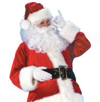 more images of 2023 Luxury New Design Velvet Fabric Christmas Adults Costume Santa Claus Mascot Costume for Men