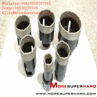 more images of Vacuum brazed diamond drill，blind hole drill, anchor drill  Alisa@moresuperhard.com