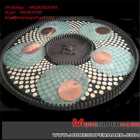 more images of vitrified bond double disc grinding wheel Alisa@moresuperhard.com