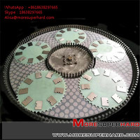 more images of vitrified bond double disc grinding wheel Alisa@moresuperhard.com