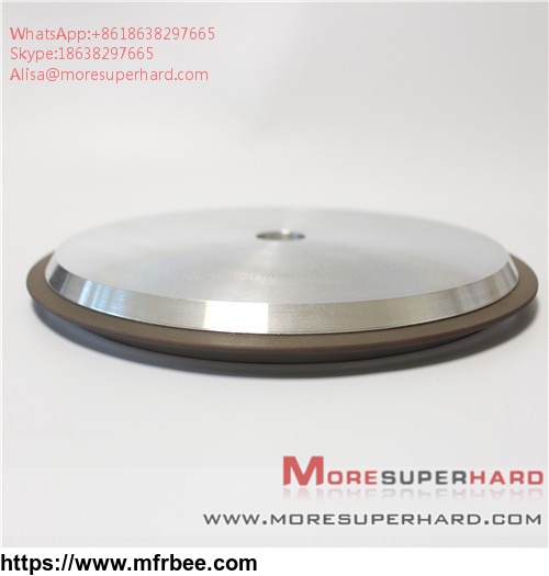 14a1_resin_cbn_grinding_wheel_processed_stainless_steel_plate_alisa_at_moresuperhard_com