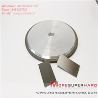 more images of 14a1 resin CBN grinding wheel processed stainless steel plate    Alisa@moresuperhard.com