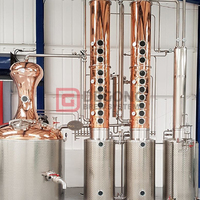 2000l Vodka Distiller Reflux Column Still Alcohol Distillation Equipment Commercial Distillery
