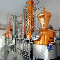 more images of 500L Column Still Vodka Gin Distillation Equipment Copper Distiller
