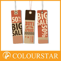 more images of custom printed price tags Offset Printed Tags