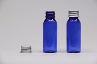 30ml blue PET bottle with aluminium cap