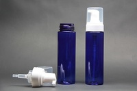200g blue foam soap pump bottle, foam plastic bottle