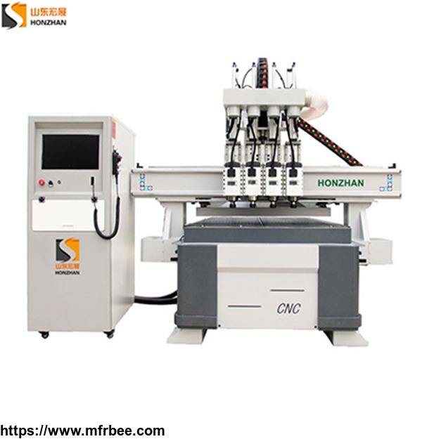 honzhan_new_hz_r1325f_four_heads_pneumatic_woodworking_cnc_router_cutting_machine_for_wood_panel_door_furniture