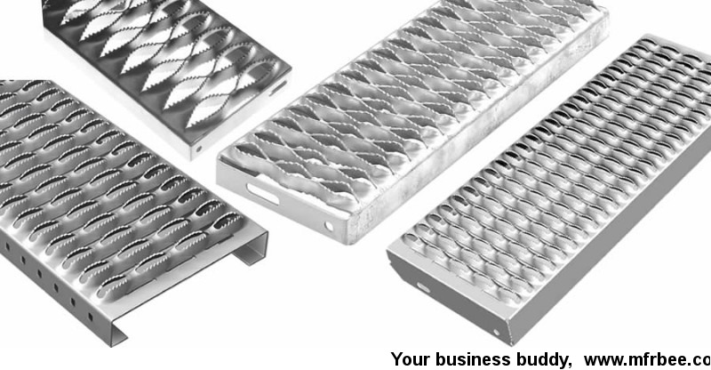 diamond_channel_shaped_safety_grating_skid_resistance