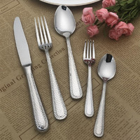 more images of Vintage king gold stainless steel hotel royal cutlery tableware
