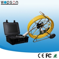 Pan & Tilt pipe inspection camera WPS-1512CDKS-C58PT with 15 inch monitor
