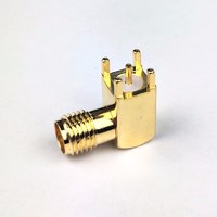 more images of SMA Female Right Angle PCB RF Coaxial Connector