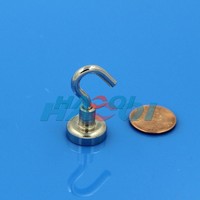 more images of Pot neodymium magnet magnetic hooks heavy duty