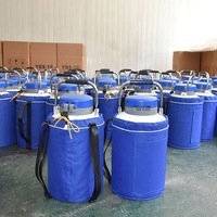 more images of Small Capacity Portable Liquid Nitrogen Container, Cryogenic Liquid Nitrogen Tank