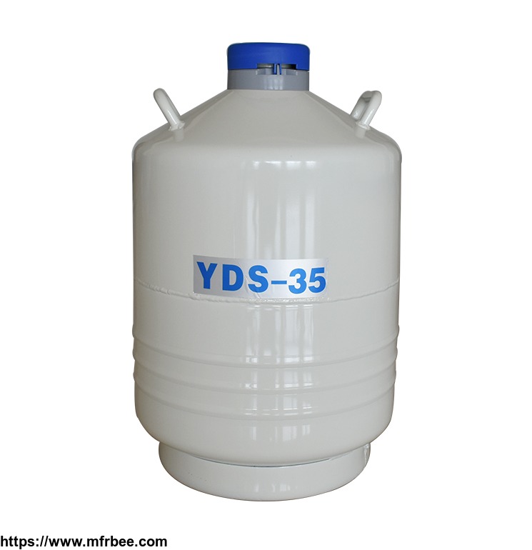 storage_type_35l_small_liquid_nitrogen_container_with_cylinder