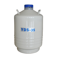Storage type 35L small liquid nitrogen container with cylinder