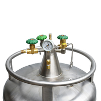 liquid nitrogen dewar YDZ-175 vacuum flask cryogenic gas storage tank