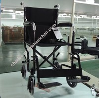 more images of Steel transfer wheelchair transport chair with good price