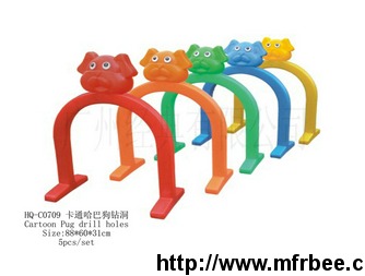 hq_c0709_cartoon_pug_drill_holes_educational_toy_kid_baby_child_wooden_plastic