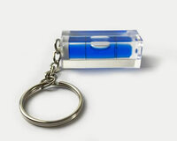 more images of Keychain Square Spirit Bubble Level