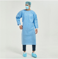 Safety Protection Smms Disposable Reinforced Surgical Gown S-5XL