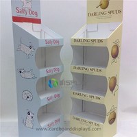 Advertisement Printed Corrugated Cardboard Display For Gift Retails