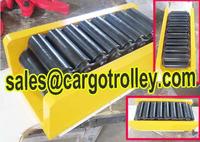 more images of Steel chain roller skids works for Machinery Moving Rigging Services