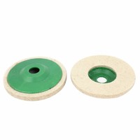 more images of Felt polishing wheels with green plastic disc