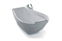 Fashionable, Hot selling acrylic solid surface Bathtub