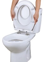 Quick release European standard round urea toilet seat cover