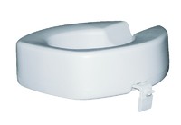 Quick release European standard round HDPE raised toilet seat without cover