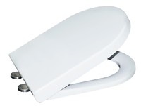Duroplast toilet seat cover with soft close and quick release