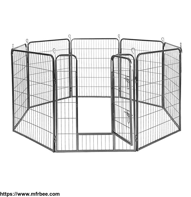 heavy_duty_pet_fence_oem_8_panels_outdoor_pet_pen_puppy_dog_playpen_in_stock