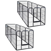 more images of Heavy Duty Pet Fence OEM 8 panels outdoor Pet Pen puppy dog playpen in stock