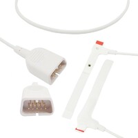 more images of A1411-SN07 Nihon Kohden Compatible Neonatal Disposable SpO2 Sensor with 90cm Cable DB9(9pin)