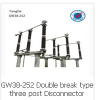 more images of GW38-252 Double break type three post Disconnector