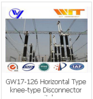 GW17-126 Horizontal Type knee-type Disconnector switch