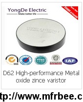 d62_high_performance_metal_oxide_zince_varistor