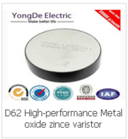 D62 High-performance Metal oxide zince varistor