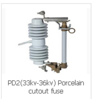 more images of PD2(33kv-36kv) Porcelain cutout fuse
