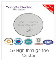 D52 High through-flow Varistor