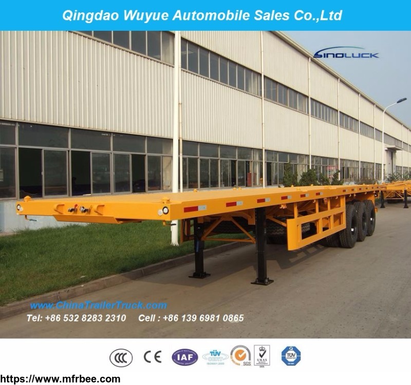 40_tandem_axle_heavy_duty_suspension_high_bed_cargo_trailer_with_winch_for_bulk_cargo_or_container_transport